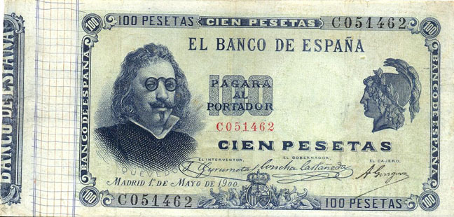 V009.- Billete, 1899. Banco de España- Madrid